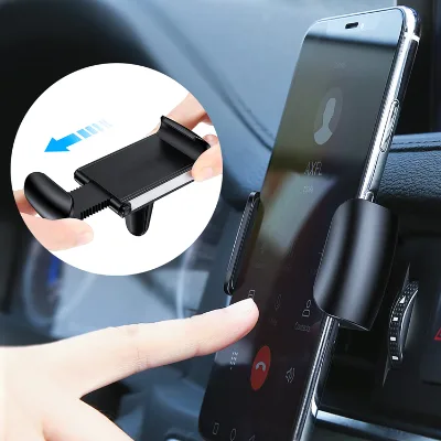 Car Air Vent Phone Mount Holder for iPhone 17 Pro Max Clamp Slide Design Car Cradle Vehicle Accessories