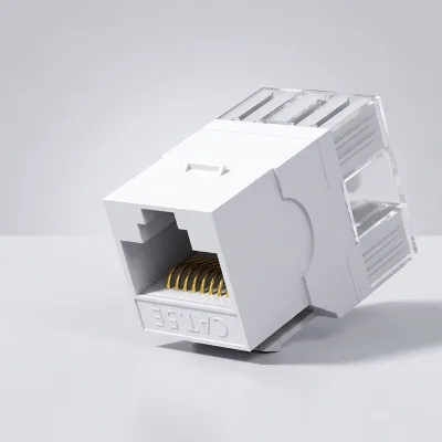 Haina HN-ECM Cat5e Unshielded Environmental Protection PC 50U Crystal Head 8P8C RJ45 Computer Network Cable Connector for Wiring