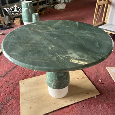 GOLDTOP Wholesale Premium Emerald Green Quartz Tables for Hotel Suite Living Areas and Resort Villa Lounge Spaces