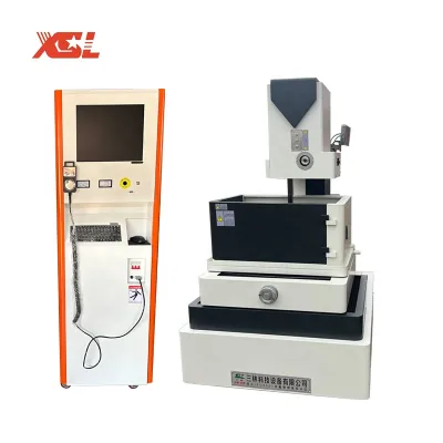 Sanlin High Accuracy with Jewel Waterproof Guide Wheel SL400 Control Motor Stepper Medium Speed Wire Cutting Machine