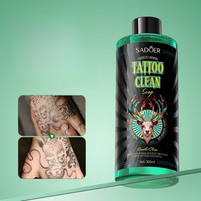 Deep Cleansing During Tattoo Blue Soap Moisturizing Reduce Redness Custom Tattoo Bubble Cleanser Tattoo Foam Soap