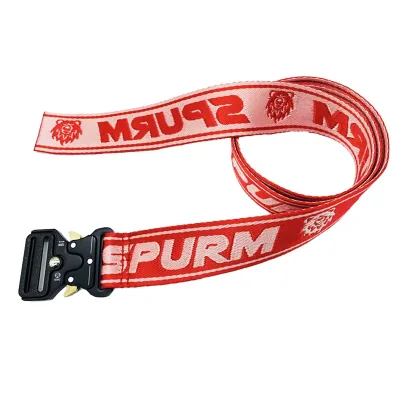 3.8CM Wholesale Fashion Custom Jacquard Logo Quick Release Metal Buckle Strong Nylon Outdoor Tactical Golf Belts for Men Women