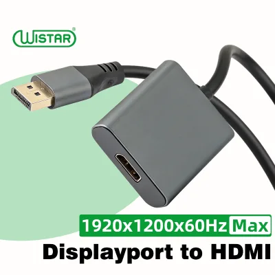 WISTAR 1080P DP to HDMI Adapter Male to HDMI Female Converter