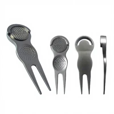 Custom Manufacturers Wholesale Bulk Blank Metal Zinc Alloy Repair Magnetic Golf Divot Tooling Ball Markers Holder
