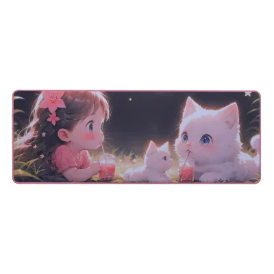 New Multi Color Available Comfortable Upgraded Mousepad Extra Long Waterproof PU Leather Gaming Mouse Pad Custom