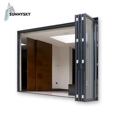 Thermal Break Aluminum Bifold Accordion Winnipeg Best Price Bi Folding Doors
