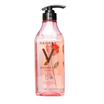 Shower Gel Petals Pink Rose With Oil Private Label Whitening Body Wash Moisture Replenishment Oem Odm