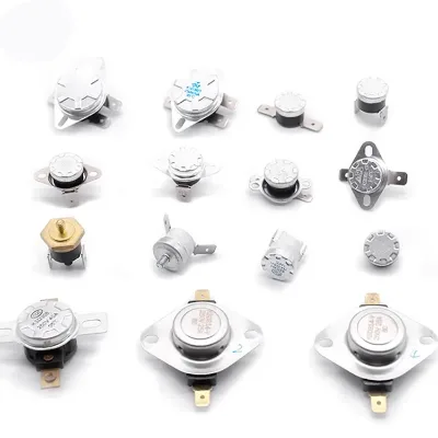 Auto Manual Reset Fixed or Mobile KSD301 KSD302 KSD305 Bimetal Thermostat Temperature Thermal Protector 250V 10A