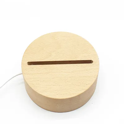 Latest Design Modern USB Rechargeable 3D Children LED for Control Decoration Night Light