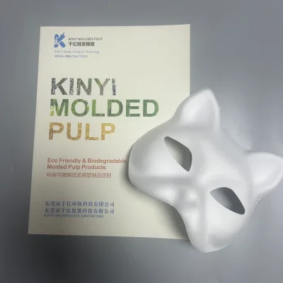 2024 Paper Blank Mask Half Face Hand-painted Cat fox Mask Anime Demon Slayer Masquerade Halloween Festival Cosplay Prop