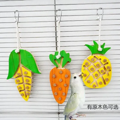 Parrot Entertainment Toy - Fruit Fun Cork Pulling Board