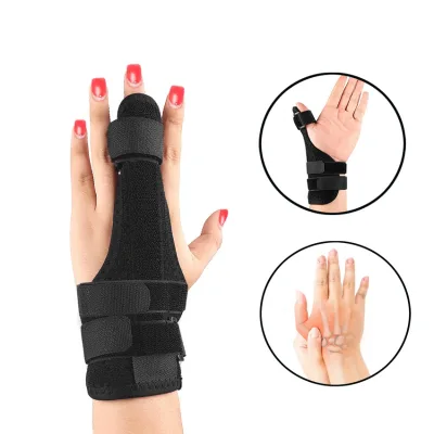 Finger Splint,Hand and Wrist Brace Support,Adjustable Locking Straightener - Straightening Immobilizer Treatment HA05001