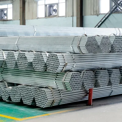 Round Tube Gi Steel Welded Steel Pre Galvanized Steel Schedule 40 60mm 2 Inch ERW Tubo