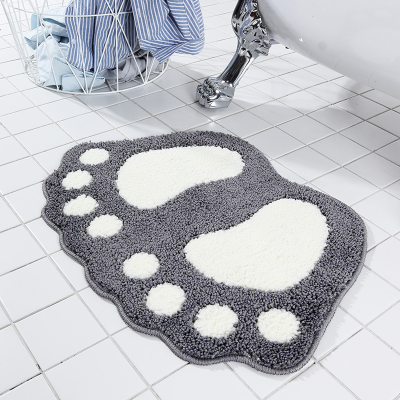 Foot Bathroom Non-slip Cashmere Floor Mat Easy Clean Entryway Door Mat Anti-slip Absorbent Bath Mat for Home Hotel