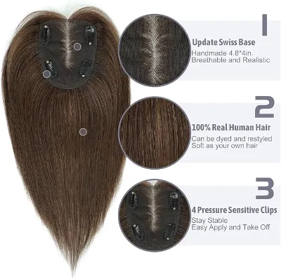 Wholesale Cheap Price  Lace Topper Hair 100% Real Human Hair Luxurious Volume Double Drawn for Elegant Appearance