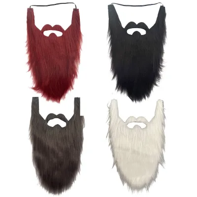 Christmas Fancy Costume Mustaches Stickers Novelty Party Beard Supplies
