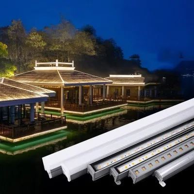 LED Hurdle Lamp12V 24V 60leds/m 10/20pixel Rgb Dmx Rgb Led Tube Color Changing Programmable Light Tube