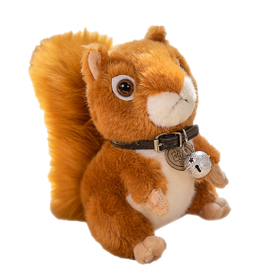 17cm 25cm 30cm Simulation Plush Squirrel Toy Wholesale Realistic Squirrel Plush Toy Birthday New Year Gifts for Kids