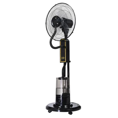 Wholesale 16-Inch Electric Fan Remote Control Vertical Indoor Air Cooled Water Mist Sprayer Outdoor Bracket Floor Humidifier