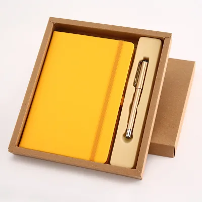 Personalized Logo Plain Note Book Custom Printing Linen Hardcover Journal Notebook With Optional Gift Box