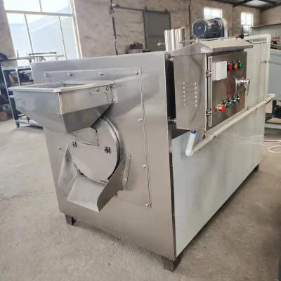 Factory Price Coffee Bean Roasting Cocoa Bean Roaster with Cooling Cart