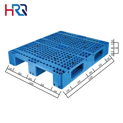 Easy Clean and Forklift Grid Style Plastic Pallets Slip Resistant Design Distribution Centers Pallet Plastic