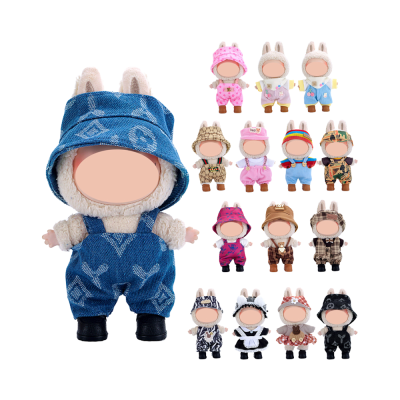 Cartoon Doll Clothes the Monster Blind Box Vinyl Face Plush Doll Pendant Doll Knitted Clothes