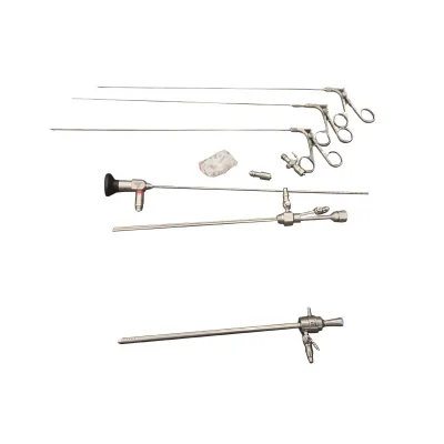 Endometrial Scope Hysteroscope with Curved Tube for Fallopian Tube Exploration