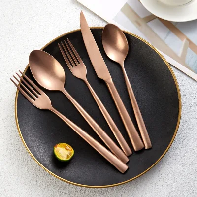 Elegant European Tableware Luxury 304 Stainless Steel Porcelain Environmentally Friendly Rustic for Hotels Light Holidays