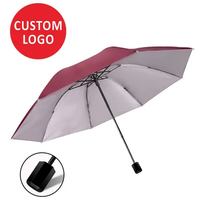 Wholesale Custom Logo Fully Automatic Business Folding Sunshade Black Golf Umbrella With Custom Logo for Hanging Advertising