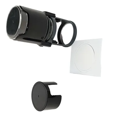 WES Round Business Identification Stamp with Pre Inked Technology and Plastic Handle