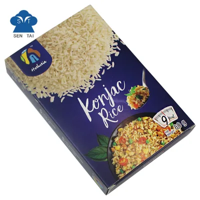 Dried Konjac Rice Private Label Package Soft Bag White OEM Customized Packing Style  Private Label Gluten Free Low Carb