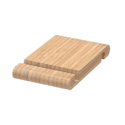 Addreen Custom Desktop Portable Universal Bamboo Wooden Cell Phone Stand Holder