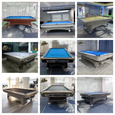 Wanyaju WholeSale High-Quality Slate for Pool Table Competition-Ready Billiard Table 8 BALL Meja Biliard 9ft for GYM