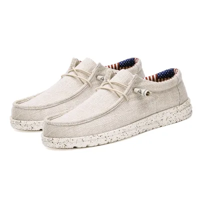 Best Seller Dropship Men Jeans Loafer Shoe Branded Men's Canvas Casual Sneakers Loafers Boat Shoes for Men