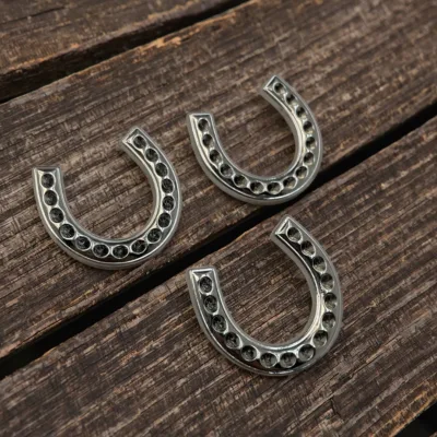 Factory Direct DIY Belt Accessories | Hand-Stitched Horseshoe U-Shape Decorative Buckle for Jewelry & Clothing Decoration