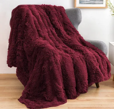 FY Sherpa Logo Customizable Fleece Throw Blanket Shaggy Plush Winter Cover Home Textile Kids' Festival Print
