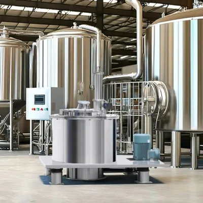 Hengrui PGZ Plate Flat Type Discharge Centrifuge Separator Machine for Suspension