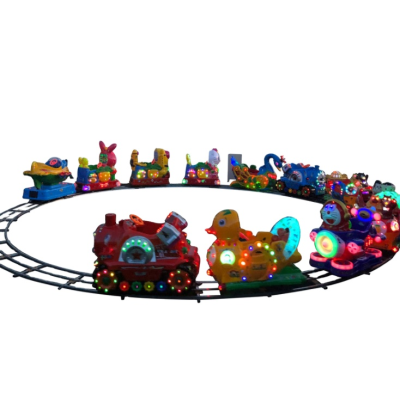 Hot Selling Popularity Electric Train on Track Amusement Park Track Electric Train