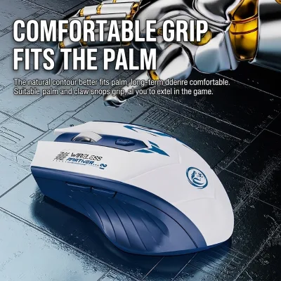Wholesale Wireless Gaming Mouse Rechargeable Dual Mode 6 Button Ergonomic Mouse for PC Gaming Esports