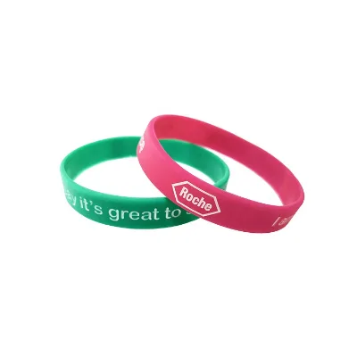 Different Sizes High Quality Custom Silicone Wristband