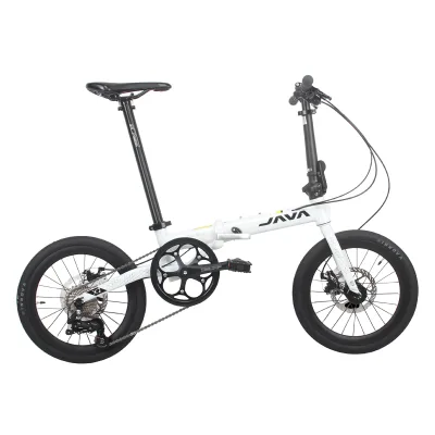 Java X2 Folding Disc Brake Bike 9 Speed Foldable 20" Bicycles for Men Front Suspension Anti Slip Outdoor Cycling Bike