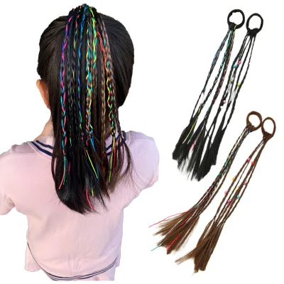 Colorful Braided Hairband for Girls Hair Accessories for Women Hair Rope Hair Tie