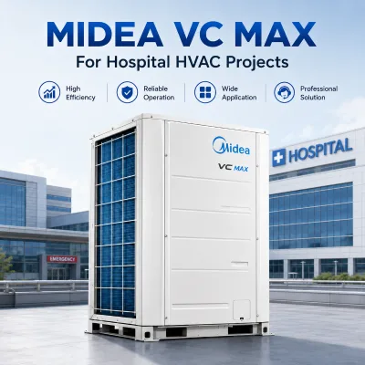 Midea VC MAX Commercial Multi Split System with Scroll DC Inverter Compressor and Low Noise