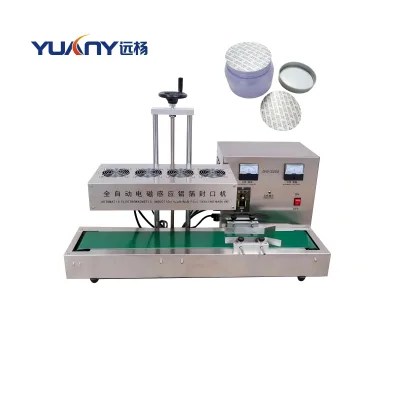 Electric Stainless Steel Aluminum Foil Gasket Sealing Machine for PE PP PET PS ABS Bottles Widely Used in Cosmetic Industry