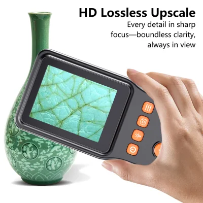 WUFAN High-Definition 2.8-Inch Super TFT/ABS Handheld Digital Magnifier Square Screen LED Lighting for Stamps Coins Circuits 1