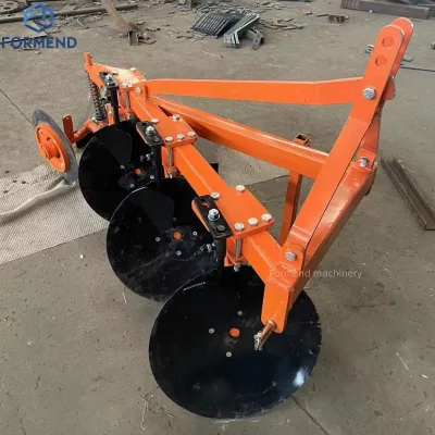 Disc Plough Matched Power of 45-60hp Mounted Disc Plough Tractor Pull Tool 3 Furrow for Sugar Cane Use