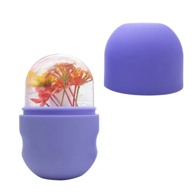 Skin Care Silicone Face Ice Cube Facial Cooling Massager Ice Roller Silicone Beauty Ice Mould Facial Rollers Cube