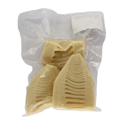 Boiled Spring Half Cut Bamboo Shoots in 1Kg Bagged From MEISEI CHINA for Sale