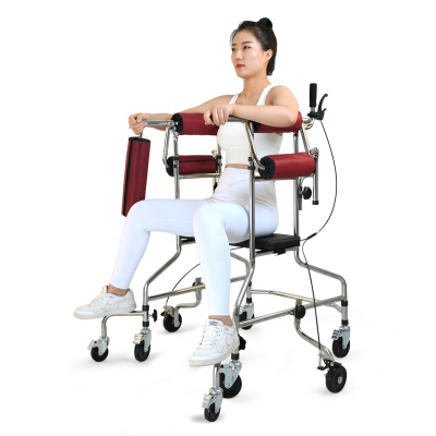 Wheels Elderly Disabled Axillaris Cerebral Palsy Walking Aid Stand Patient Hemiplegia Walker for Disabled People